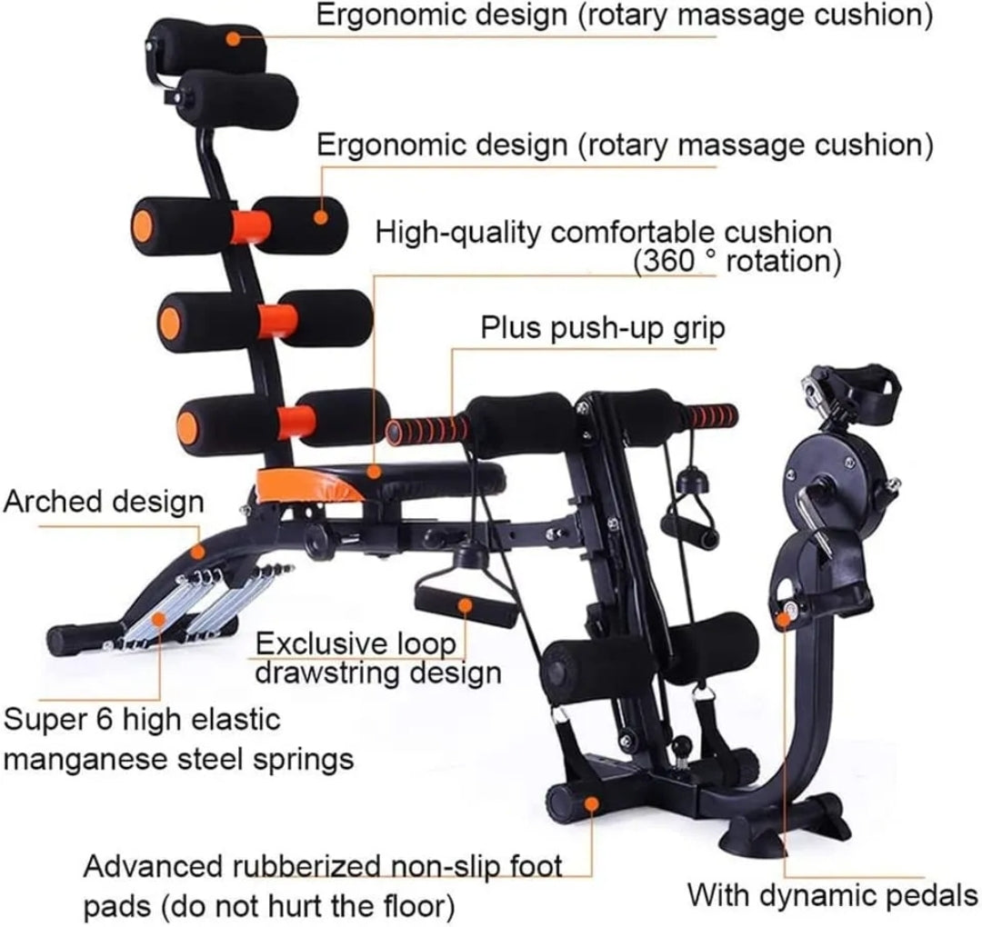 23 in 1 Six Pack Abdominal Trainer with Pedals