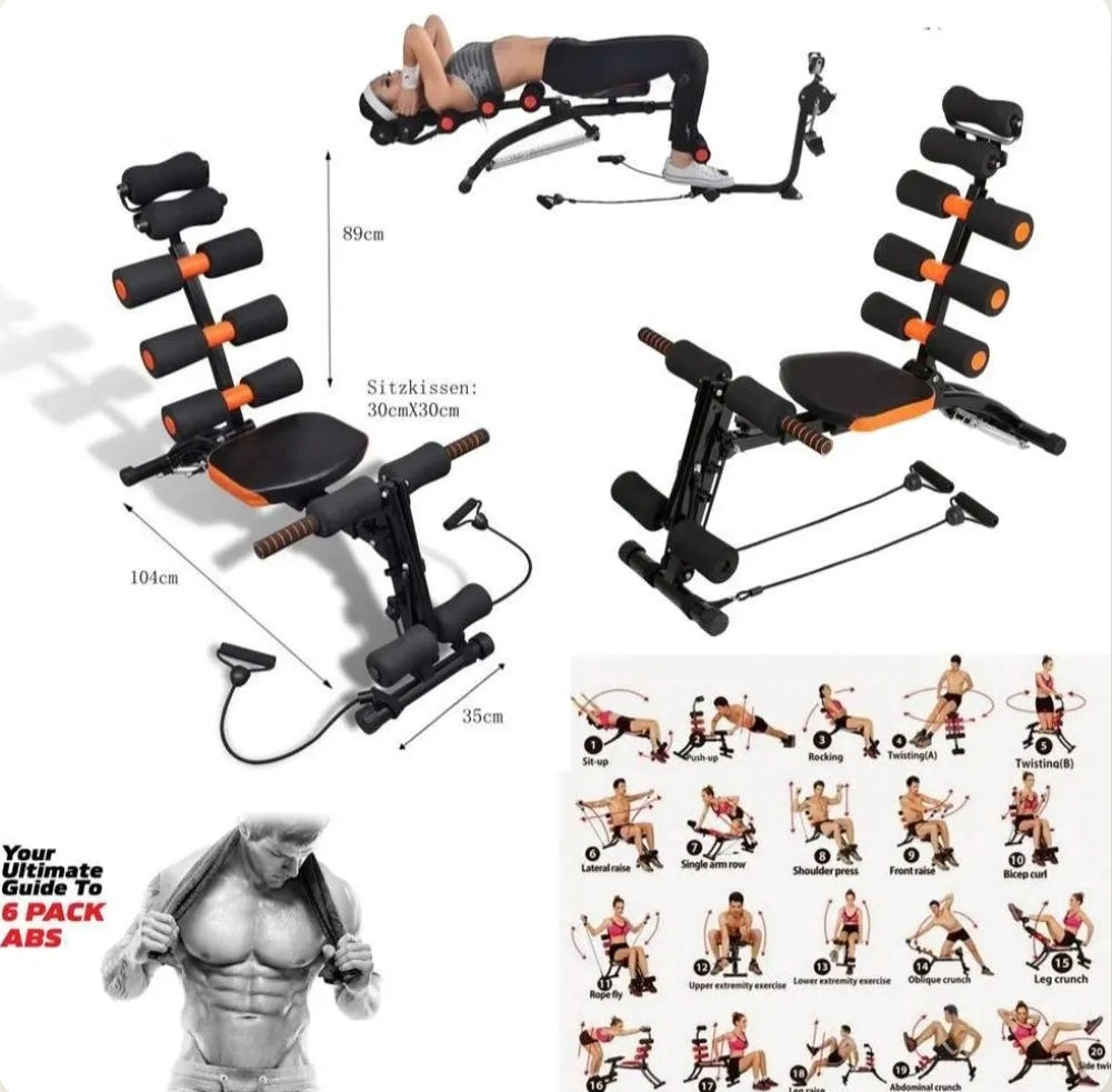 23 in 1 Six Pack Abdominal Trainer with Pedals